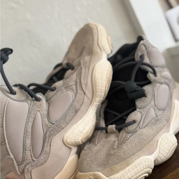 Adidas Taupe High-Top Sneakers - Picture 2 of 3